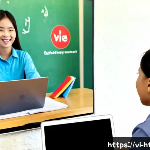 Home 17 온라인 교육에서 학생 참여 유도하는 방법 - Photorealistic online classroom in a bright Vietnamese family living room, a Vietnamese high school ...